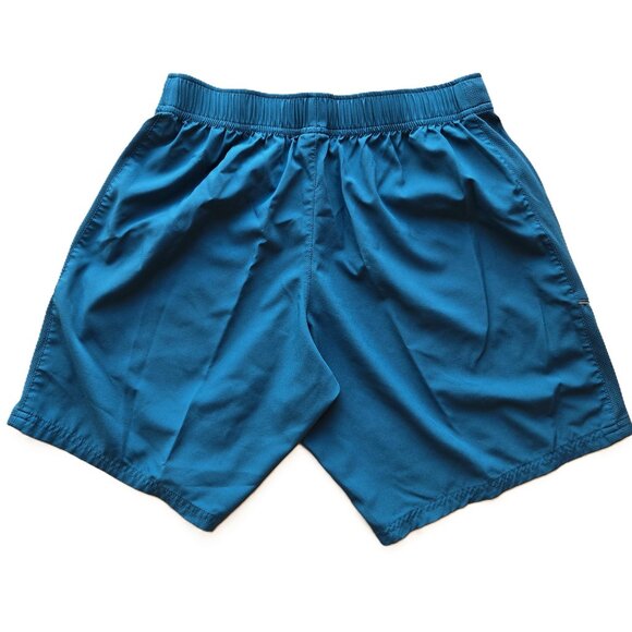 Balance Collection Teal Blue Athletic Workout Casual Shorts w/ Pockets Men's S - Picture 4 of 6